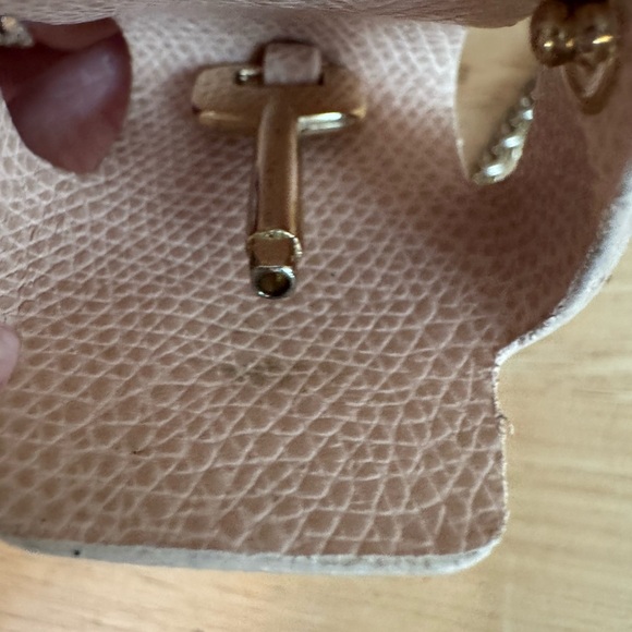 Furla Light Pink Bella Mini Leather Crossbody - Picture 9 of 13